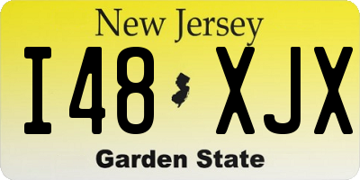 NJ license plate I48XJX