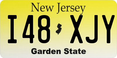 NJ license plate I48XJY