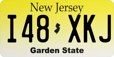NJ license plate I48XKJ