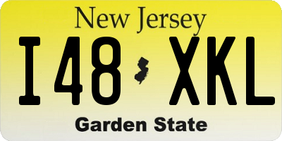 NJ license plate I48XKL
