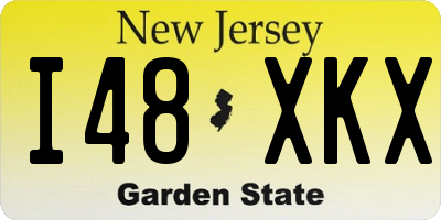 NJ license plate I48XKX