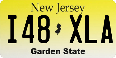 NJ license plate I48XLA