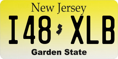NJ license plate I48XLB
