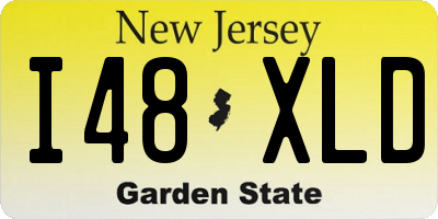 NJ license plate I48XLD