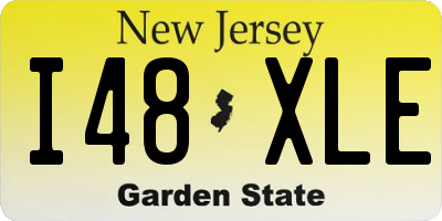 NJ license plate I48XLE