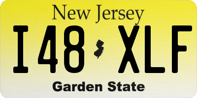 NJ license plate I48XLF