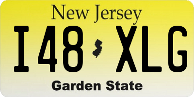 NJ license plate I48XLG