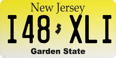 NJ license plate I48XLI