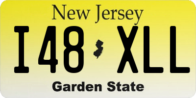 NJ license plate I48XLL