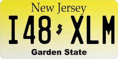 NJ license plate I48XLM