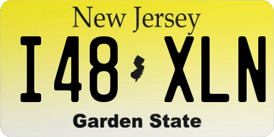 NJ license plate I48XLN