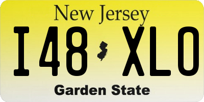 NJ license plate I48XLO