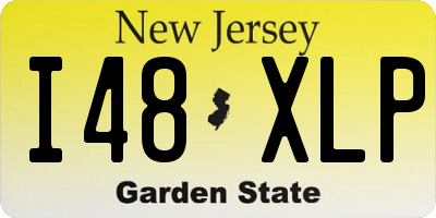 NJ license plate I48XLP