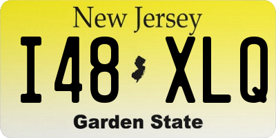 NJ license plate I48XLQ