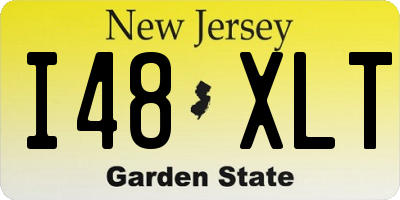 NJ license plate I48XLT