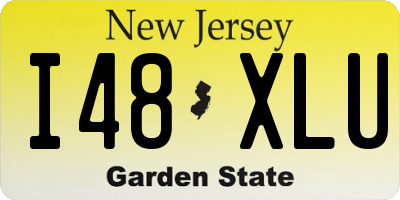 NJ license plate I48XLU