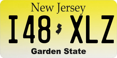 NJ license plate I48XLZ