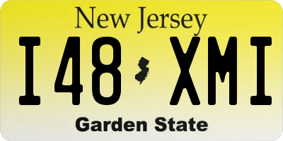 NJ license plate I48XMI