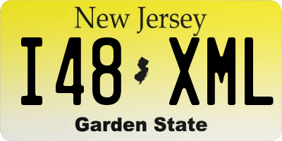 NJ license plate I48XML