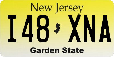 NJ license plate I48XNA