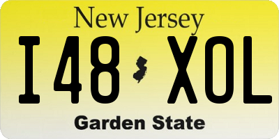 NJ license plate I48XOL
