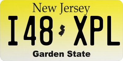 NJ license plate I48XPL