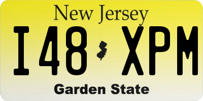 NJ license plate I48XPM