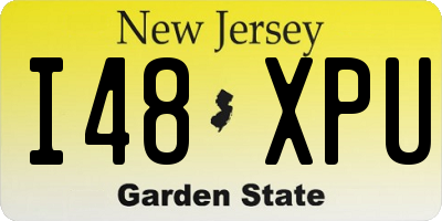 NJ license plate I48XPU