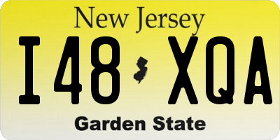 NJ license plate I48XQA