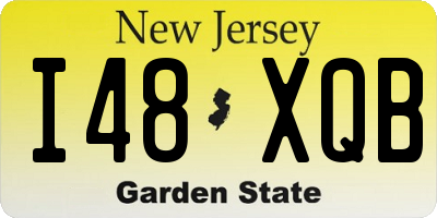 NJ license plate I48XQB