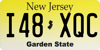 NJ license plate I48XQC