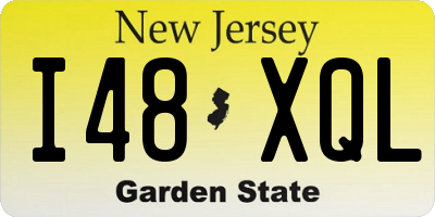 NJ license plate I48XQL