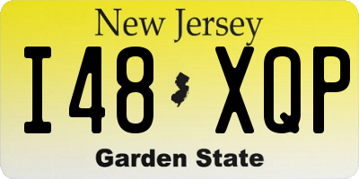 NJ license plate I48XQP