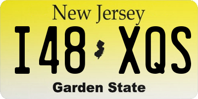 NJ license plate I48XQS