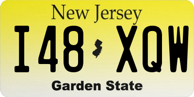 NJ license plate I48XQW