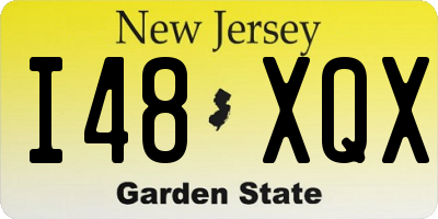 NJ license plate I48XQX