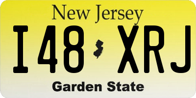 NJ license plate I48XRJ