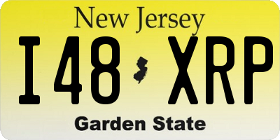 NJ license plate I48XRP