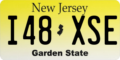NJ license plate I48XSE