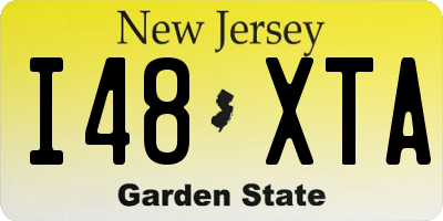 NJ license plate I48XTA