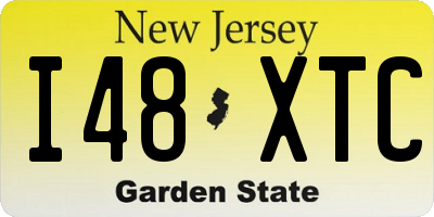 NJ license plate I48XTC