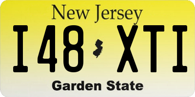 NJ license plate I48XTI
