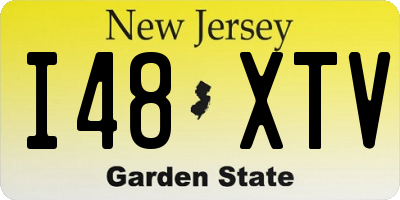 NJ license plate I48XTV