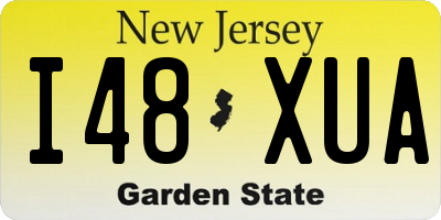 NJ license plate I48XUA