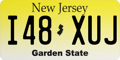 NJ license plate I48XUJ
