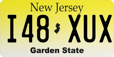 NJ license plate I48XUX