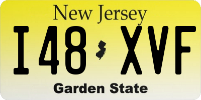 NJ license plate I48XVF