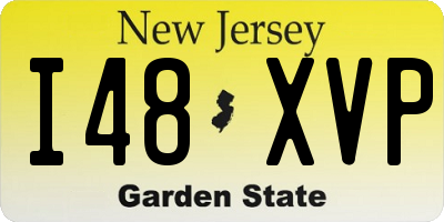 NJ license plate I48XVP
