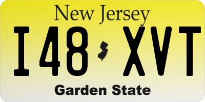 NJ license plate I48XVT