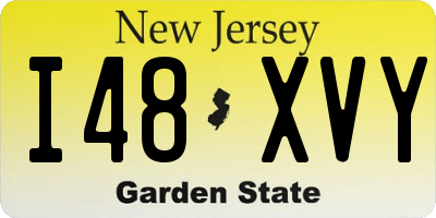 NJ license plate I48XVY